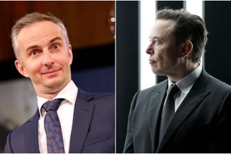 Jan Böhmermann und Elon Musk: Zwei Männer, die viel Zeit auf Twitter verbringen.