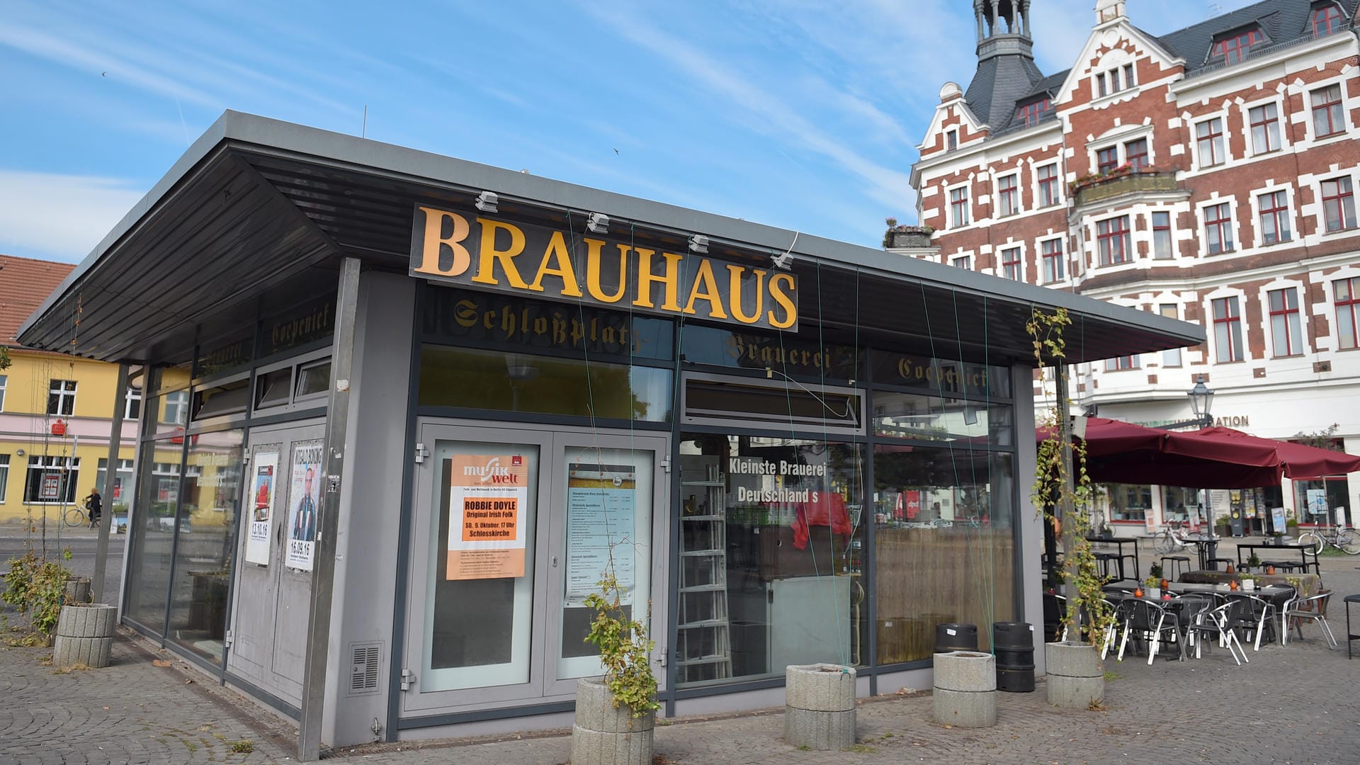 Brauerei: Die Schlossplatzbrauerei am Schlossplatz Köpenick in Berlin ist die kleinste Brauerei.