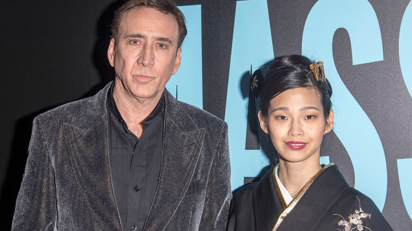 Nicolas Cage und seine Frau Riko Shibata.