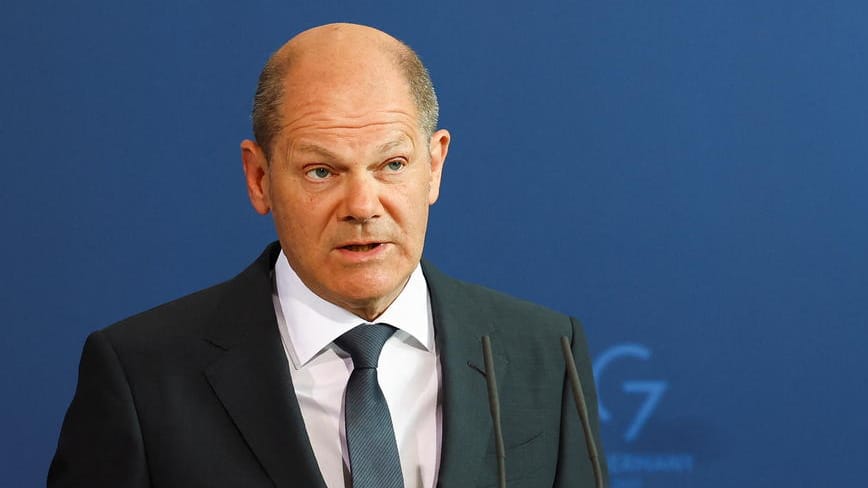 Olaf Scholz bei einem Pressetermin: Der Kanzler steht seit Wochen unter massivem Druck.