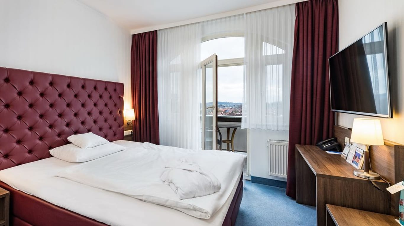 Ein Beispiel für ein Komfort-Doppelzimmer im Göbel's Vital Hotel Bad Sachsa.