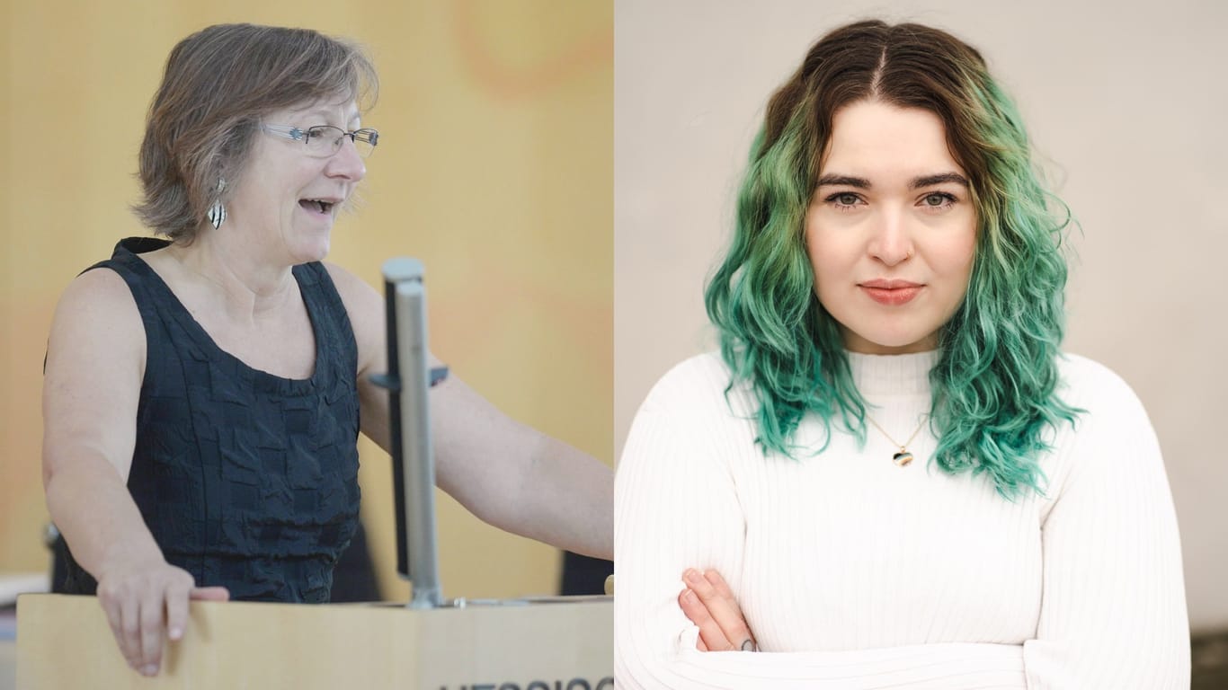 Linken-Veteranin Marjana Schott und Jungpolitikerin Sarah Dubiel: Treffen sich die beiden bald vor Gericht?