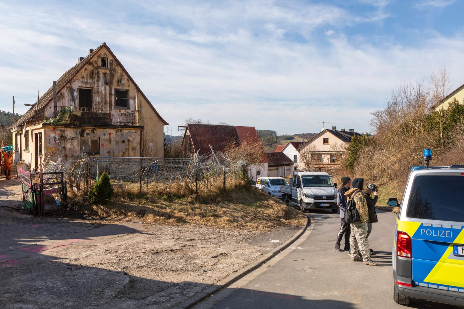 Das ehemalige Haus des "Drachenlord" in Altschauerberg in Mittelfranken (Symbolbild): Seitdem Rainer Winkler das Haus verkauft hat, ist er wohnsitzlos.