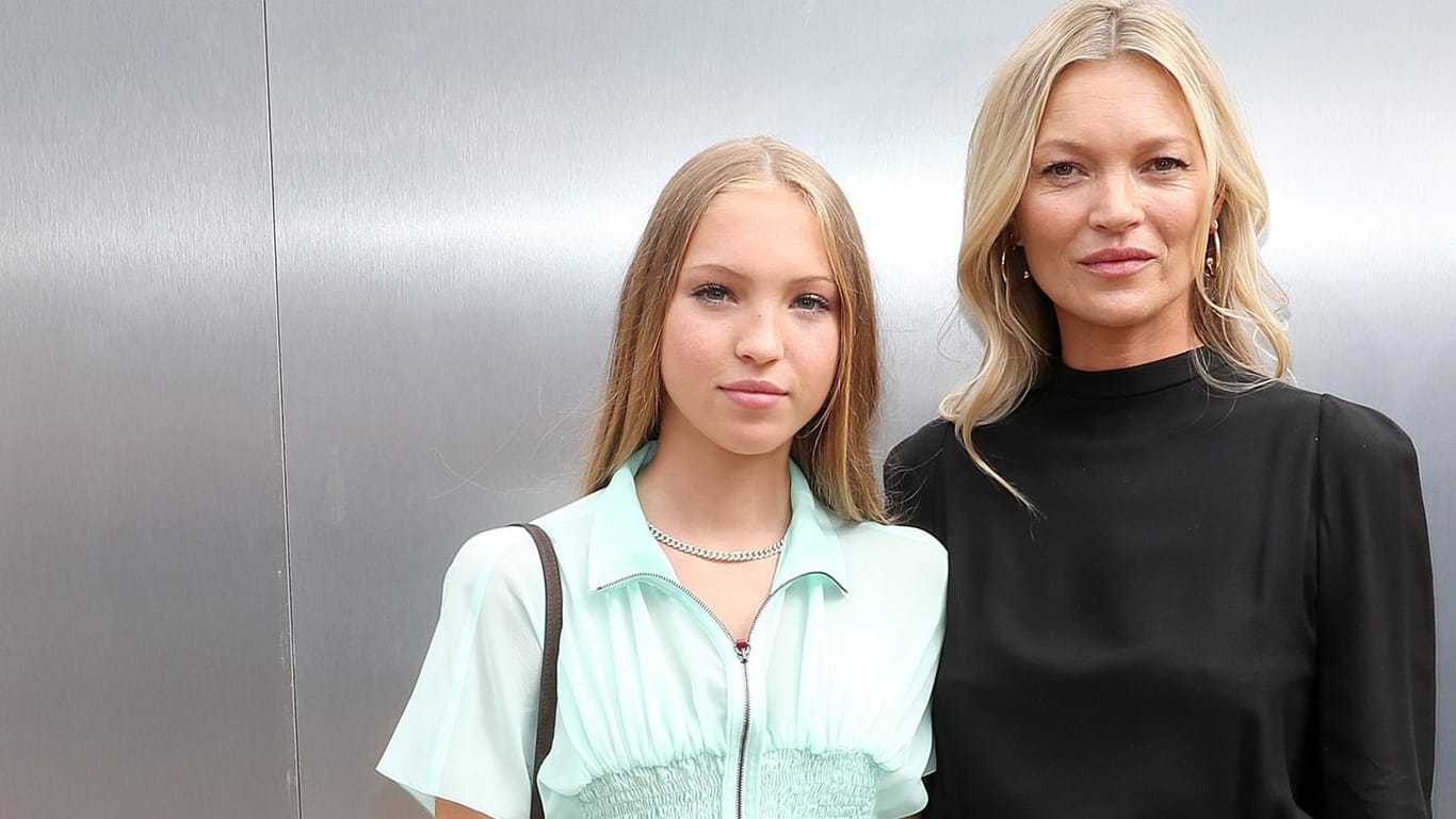 Lila und Kate Moss: Tochter und Mutter sind beide im Modelbusiness.