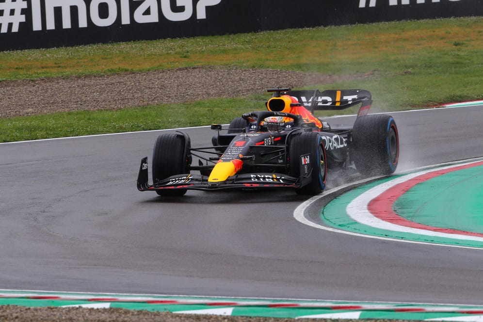 Schnellster in der Qualifikation in Imola: Red-Bull-Pilot und Weltmeister Max Verstappen.