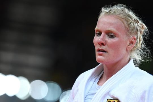 Judoka Luise Malzahn nimmt am Sponsorenlauf im Sportforum Hohenschönhausen teil.