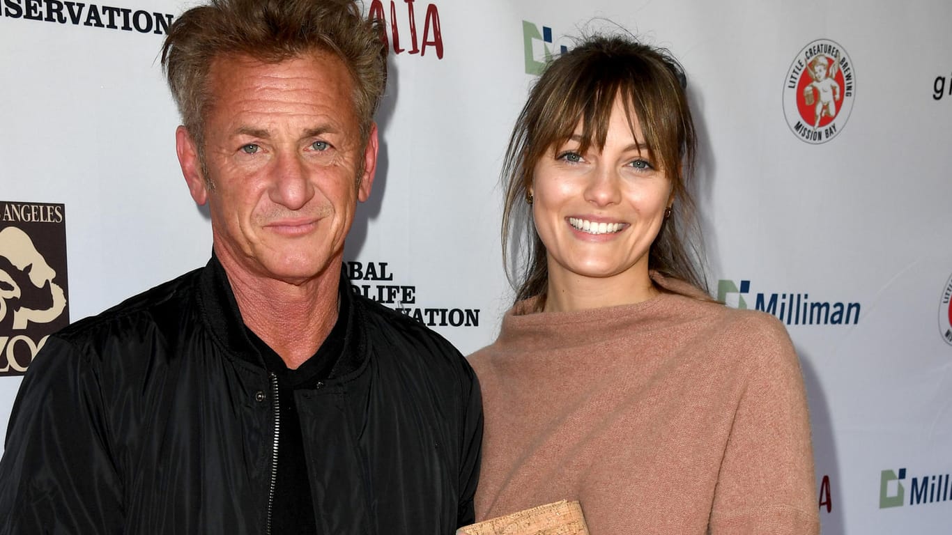Sean Penn und Leila George: Nach etwas über einem Jahr Ehe reichte sie die Scheidung ein.