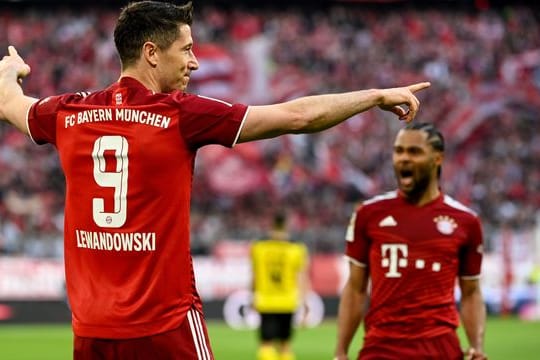 Lewandowski traf gegen den BVB zum zwischenzeitlichen 2:0.