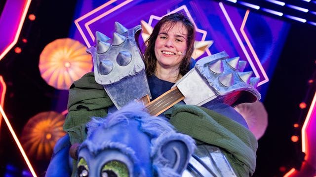 Nora Tschirner war der Ork bei "The Masked Singer".