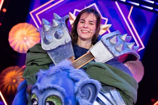 Nora Tschirner war der Ork bei "The Masked Singer".