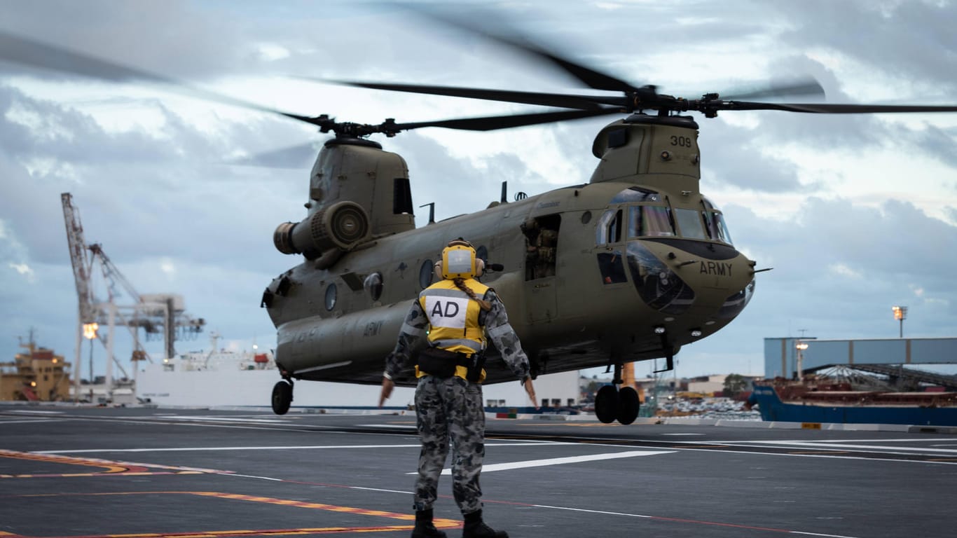 Ein Chinook CH-47 der australischen Armee: Die Bundesregierung verzichtet auf die teure Entwicklung eines eigenen Modells.