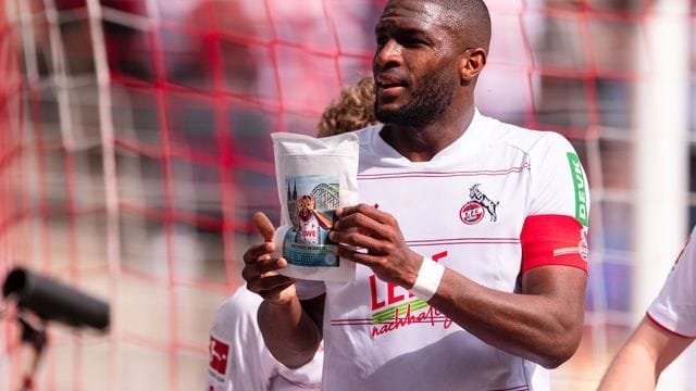 Kölns Stürmer Anthony Modeste sorgte mit seiner Kaffee-Werbung für Missstimmung.