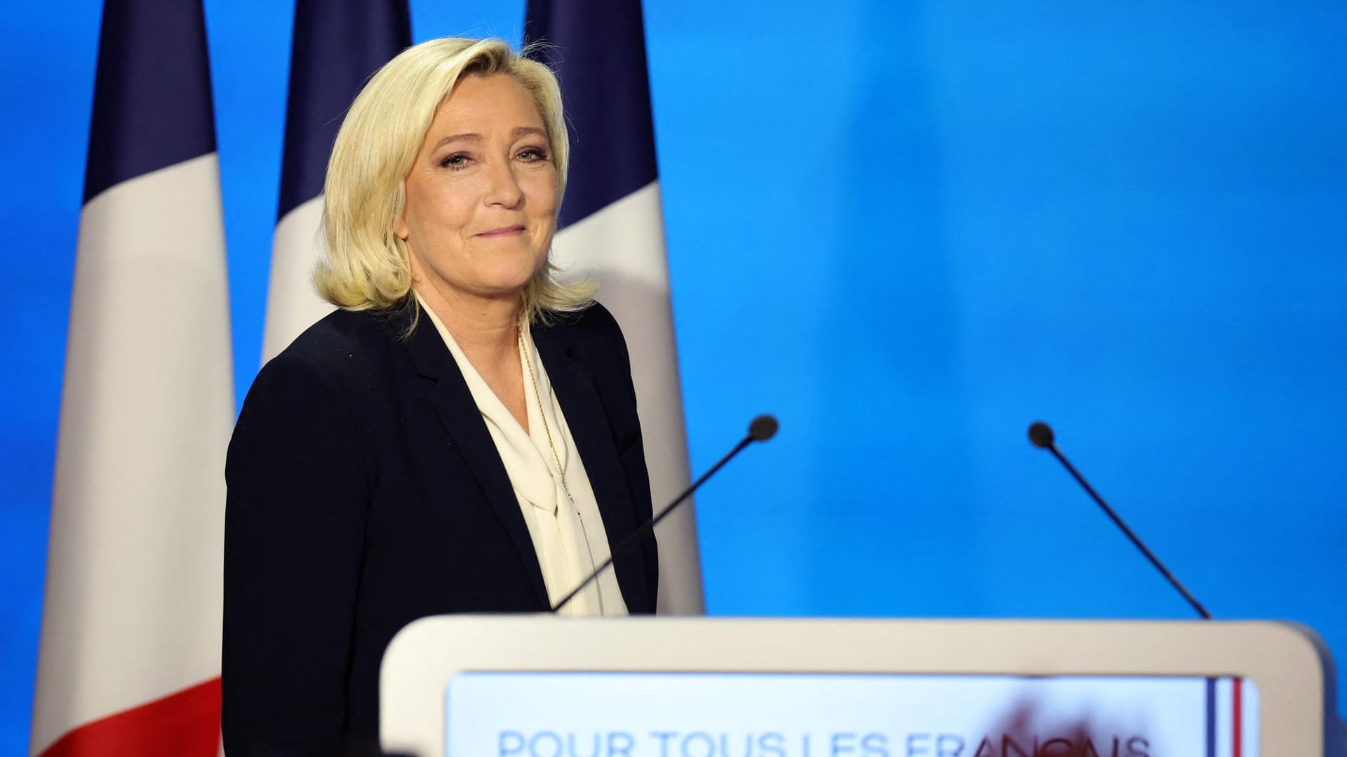 Die unterlegene Kandidatin Le Pen: So nah ist ihre Partei der Präsidentschaft noch nie gewesen.