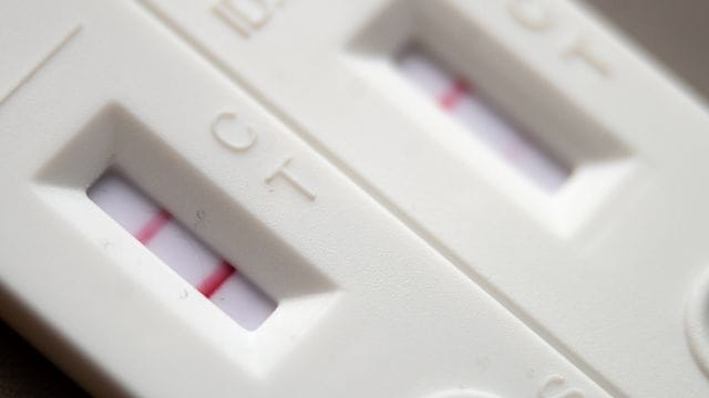 Coronavirus - Positiver Schnelltest Coronavirus - Positiver Schnelltest