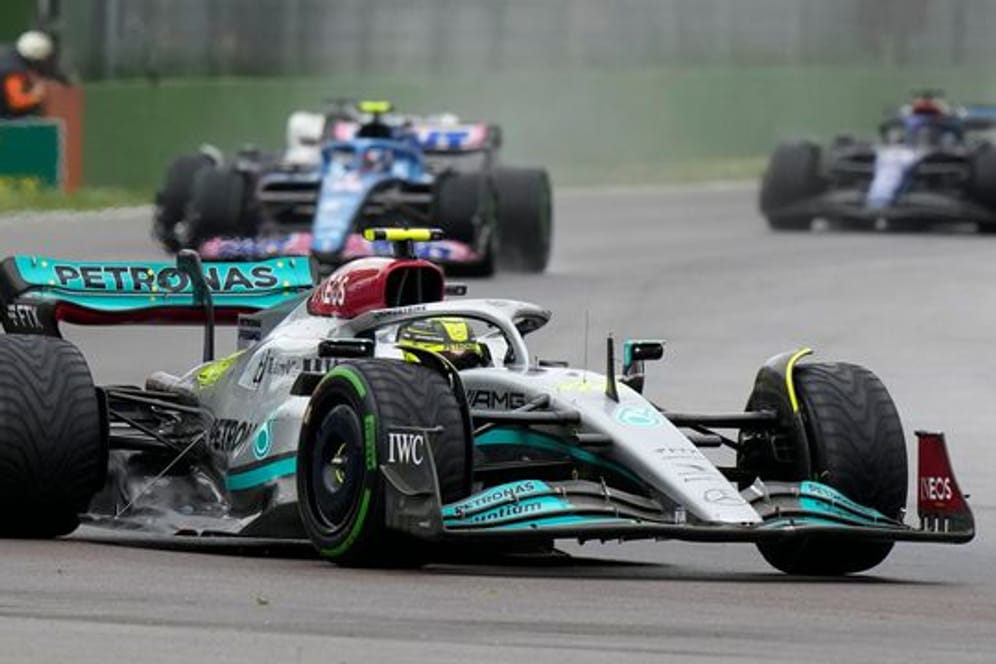 Lewis Hamilton sieht keine Titelchancen mehr.