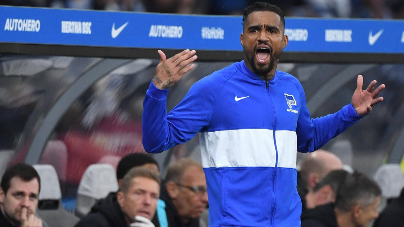 Kevin-Prince Boateng: Der Anführer der Hertha kämpft mit seinem Team gegen den Abstieg. Kevin-Prince Boateng: Der Anführer der Hertha kämpft mit seinem Team gegen den Abstieg.