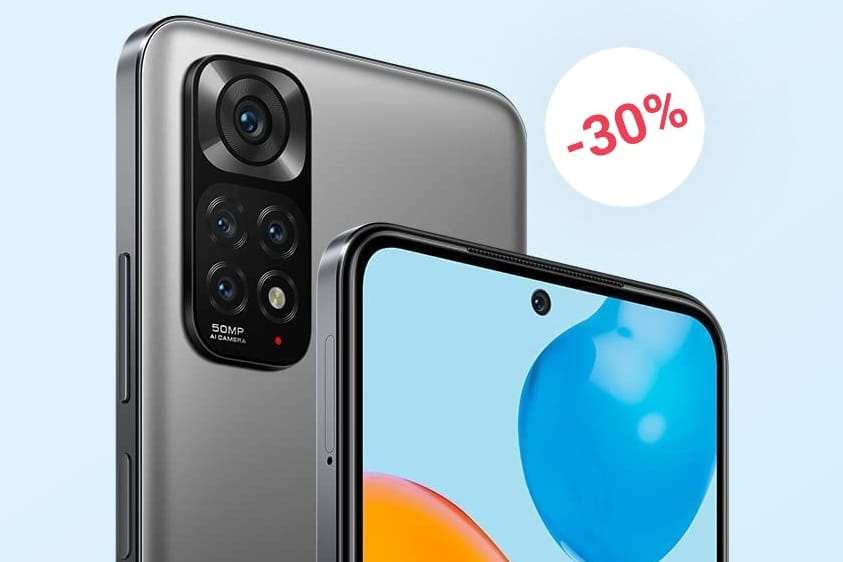 Amazon-Angebot: Das Xiaomi Redmi Note 11 Smartphone sichern Sie sich heute zum neuen Rekordpreis.