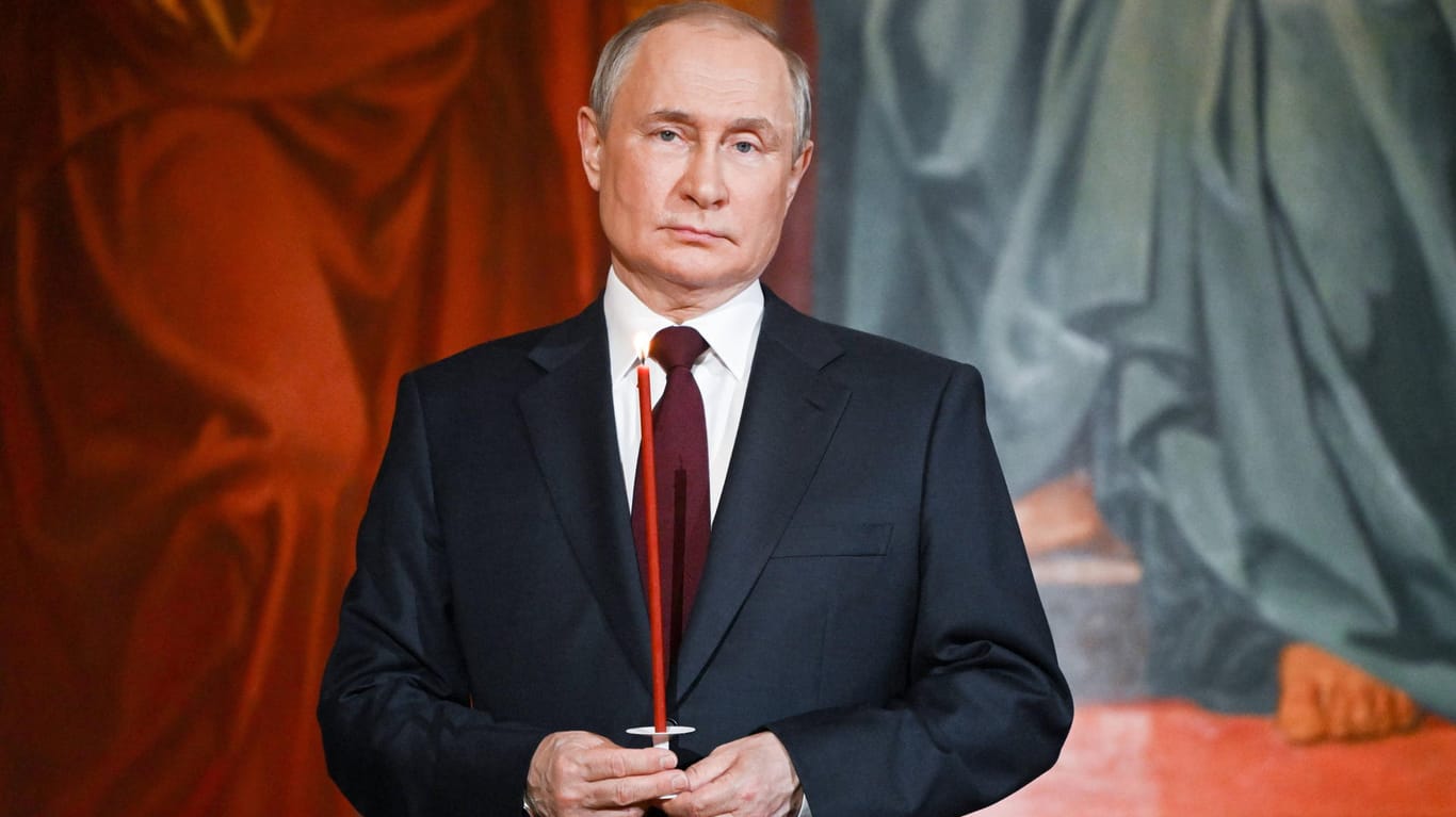 Wladimir Putin feierte am Wochenende orthodoxe Ostern: Seinen Krieg in der Ukraine könnte er weiter eskalieren.
