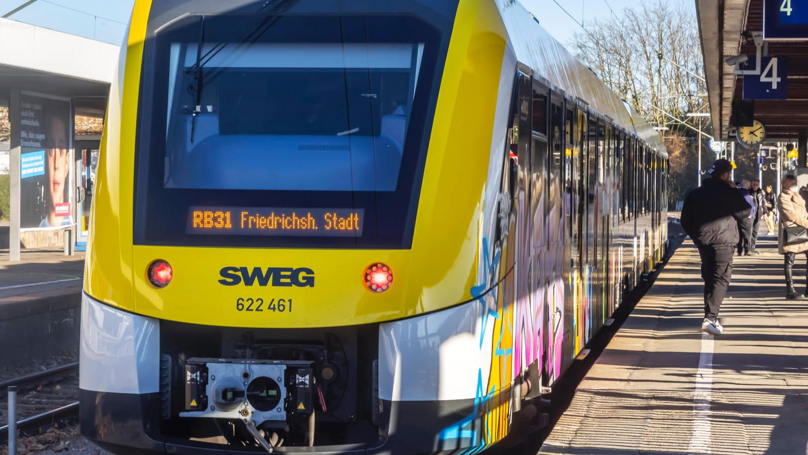 Nahverkehrszug der SWEG Südwestdeutsche Landesverkehrs-GmbH (Archiv): In ländlichen Regionen Baden-Württembergs wurden Bus- und Bahnverbindungen bestreikt.
