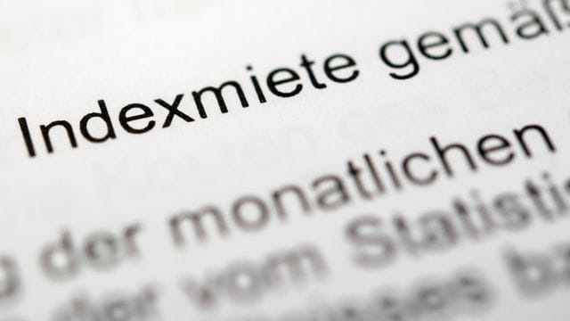 Bei einem Indexmietvertrag verändert sich die Ausgangsmiete mit steigendem oder fallendem Verbraucherpreisindex.