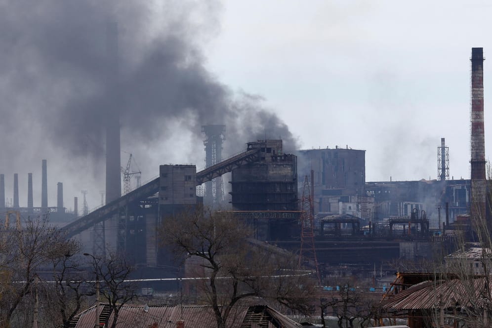 Das Stahlwerk Azovstal: In der Anlage suchten viele Zivilisten Schutz vor den Gefechten und Raketenangriffen in Mariupol.