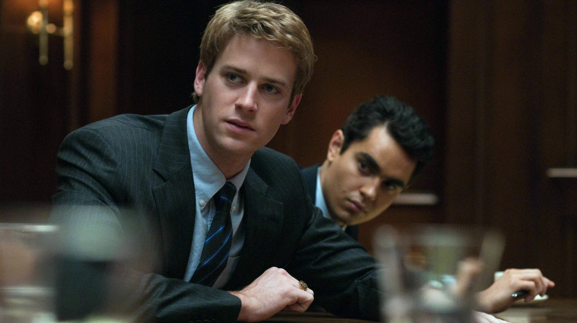 Szene aus dem Film "The Social Network": Cameron Winklevoss, gespielt von Armie Hammer, kämpfte mit seinem Bruder Tyler um die Rechte für die Idee hinter dem Sozialen Netzwerk Facebook.