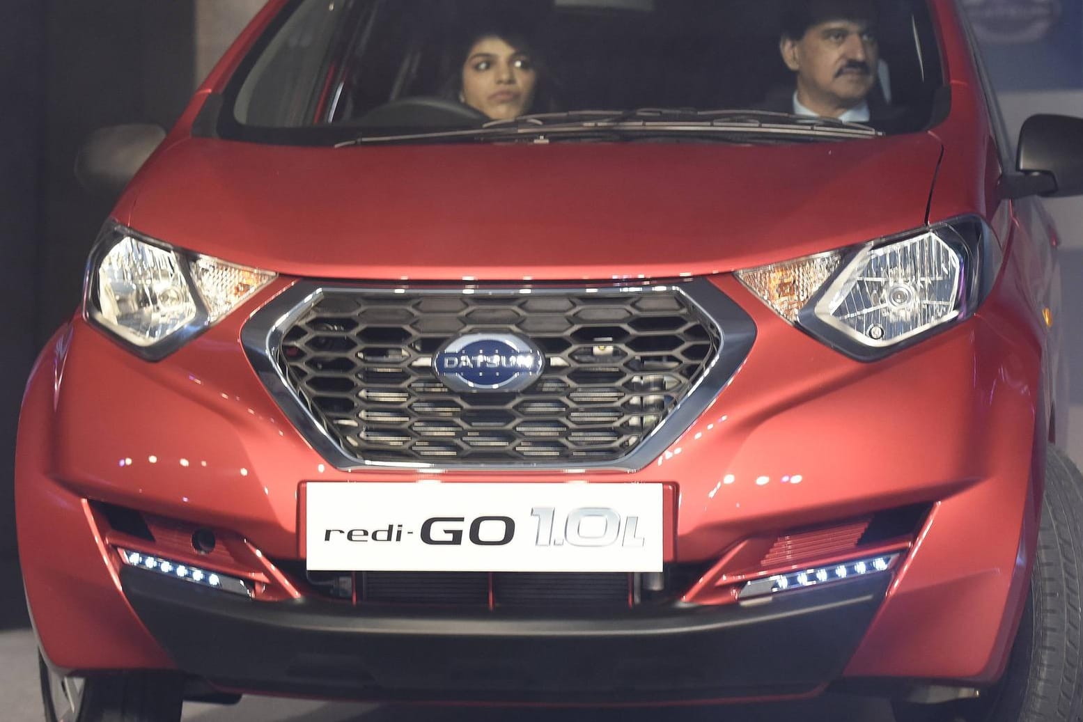 Präsentation des Datsun Redi-Go (Archivbild): 2021 waren nur rund 7.000 Datsun-Autos vom Band gelaufen.