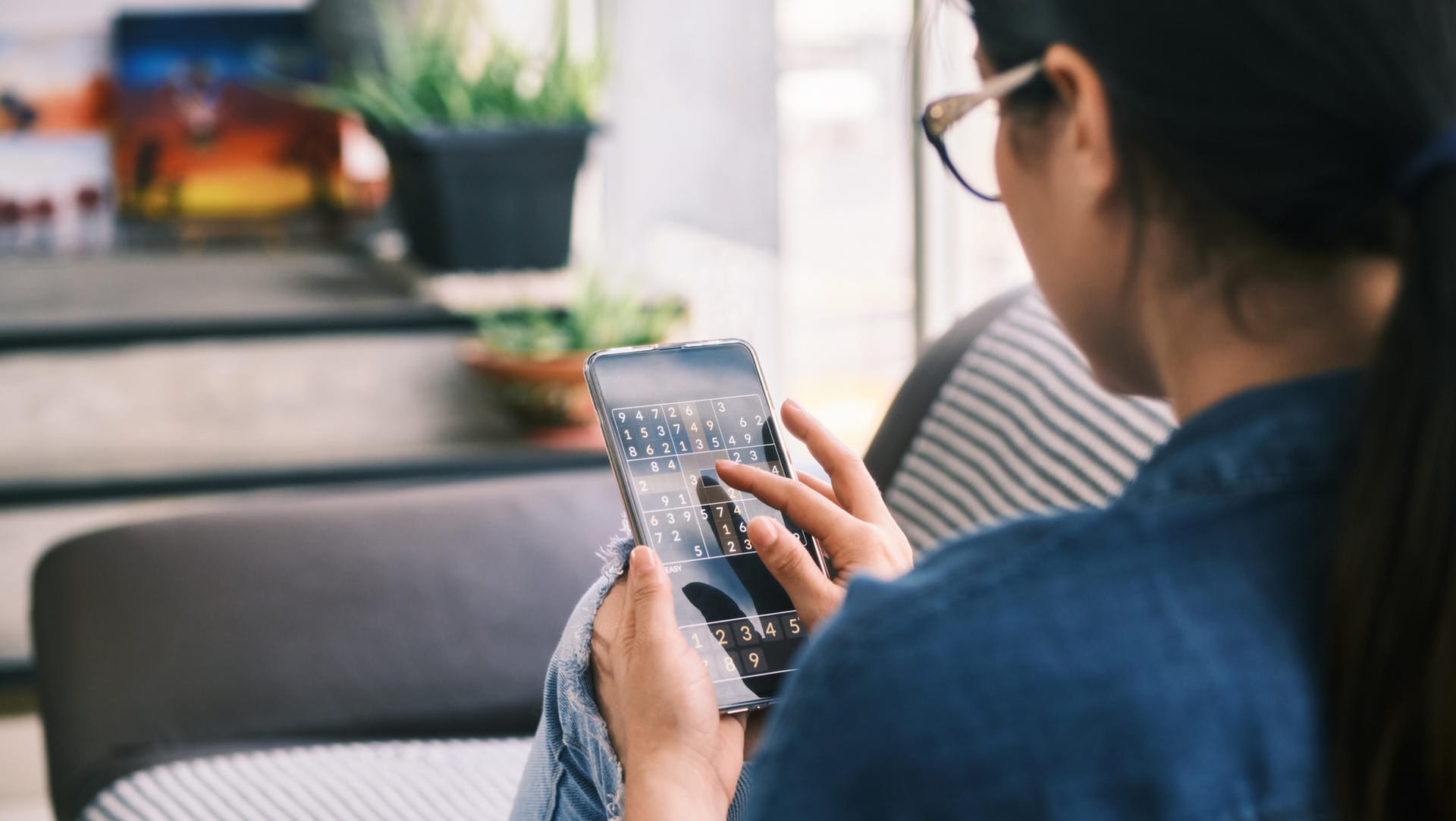 Sudoku: Das Knobelspiel gibt es natürlich auch auf dem Smartphone.