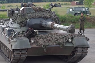 Leopard 1A5-Panzer der belgischen Armee: Die Firma Rheinmetall will offenbar 88 Panzer des Modells an die Ukraine liefern.