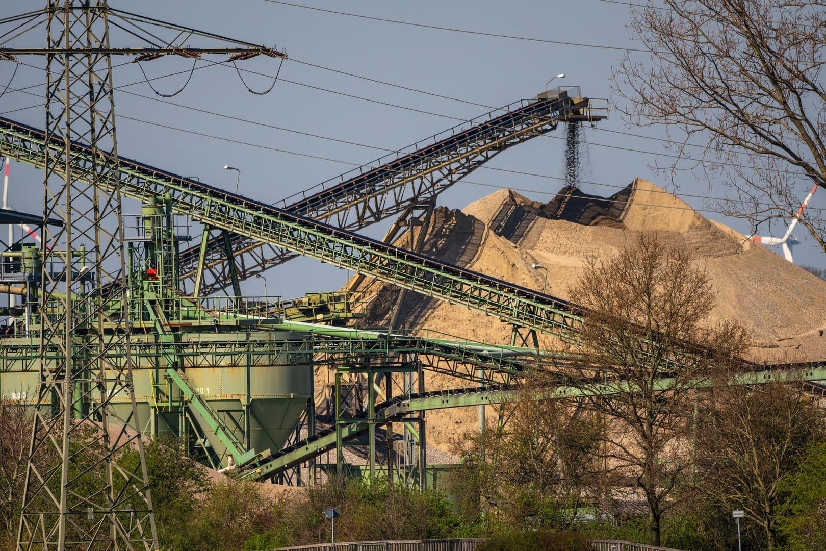 Sandabbau im Kieswerk Holemans am Niederrhein, Deutschland (Symbolbild): Die Unep warnt vor einer weltweiten Sandkrise.