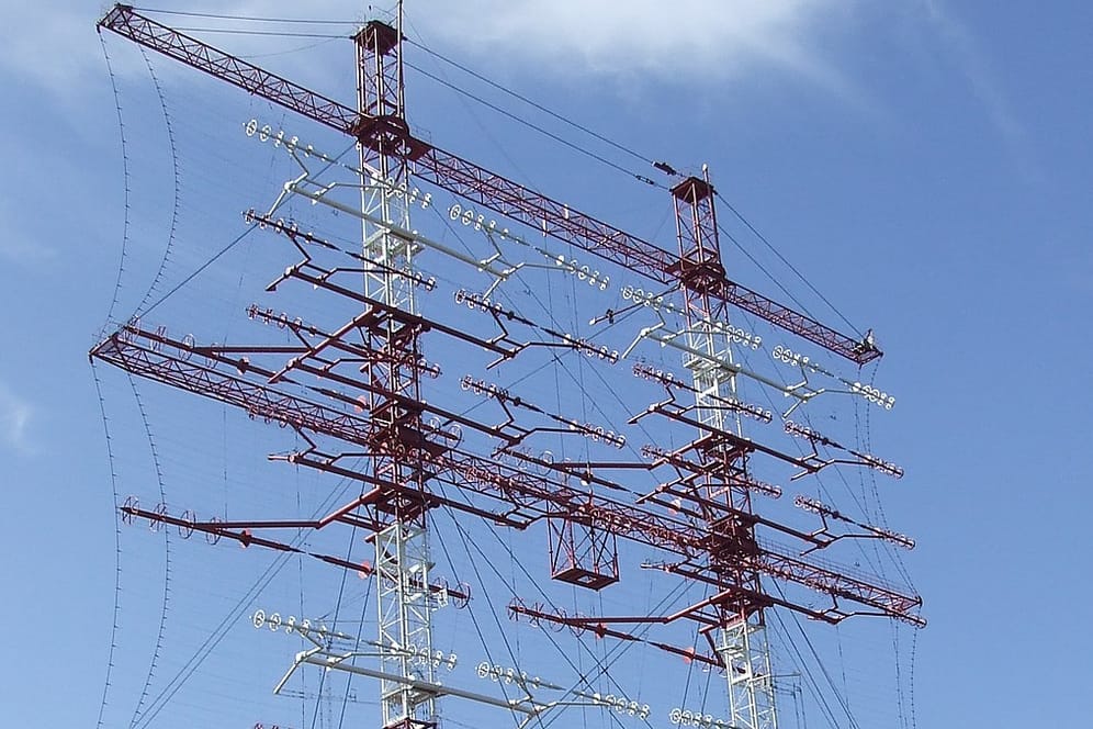 Die Antennen in Transnistrien vor ihrer Zerstörung: Bis Kriegsbeginn wurden sie vom evangelikalen Netzwerk "Transworld Radio" genutzt.
