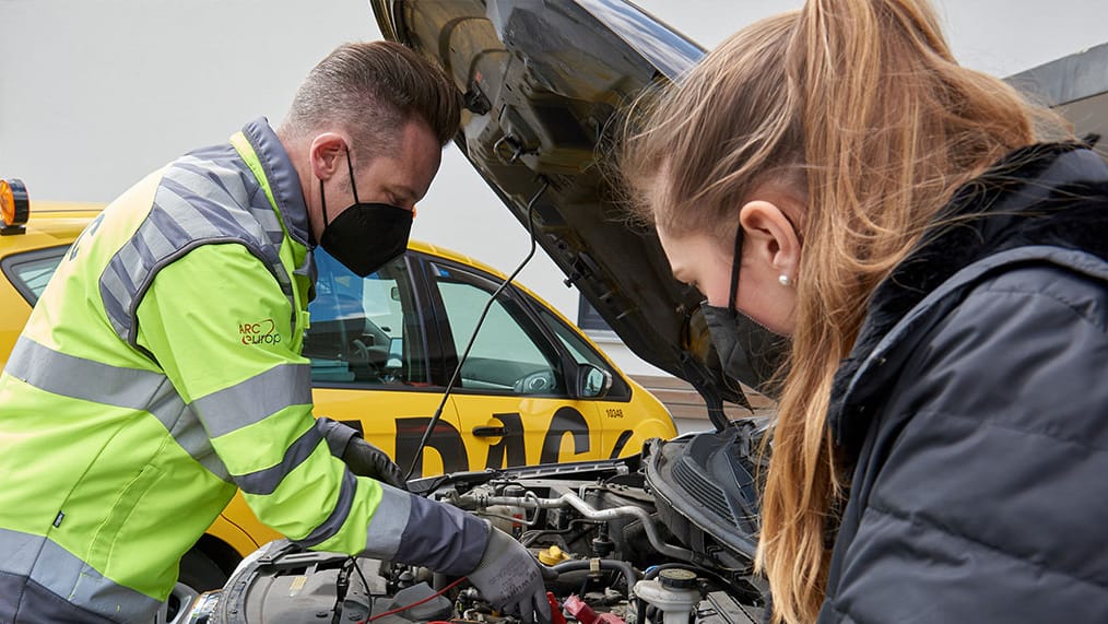 Gelber Engel im Einsatz: Pannengrund Nummer eins sind Probleme mit der Batterie.