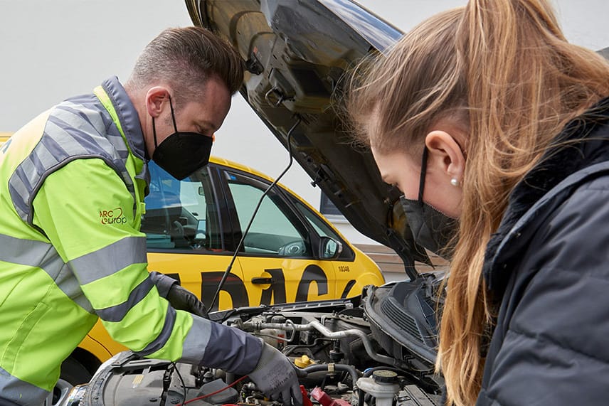 Gelber Engel im Einsatz: Pannengrund Nummer eins sind Probleme mit der Batterie.