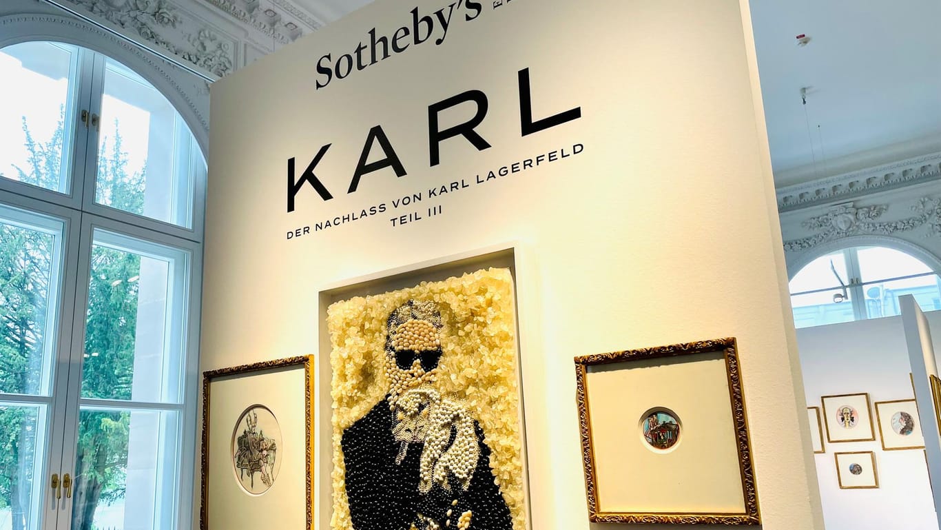 Nachlass von Karl Lagerfeld im Sotheby's: Teil 3 wird in dem Edel-Auktionshaus in Köln versteigert.