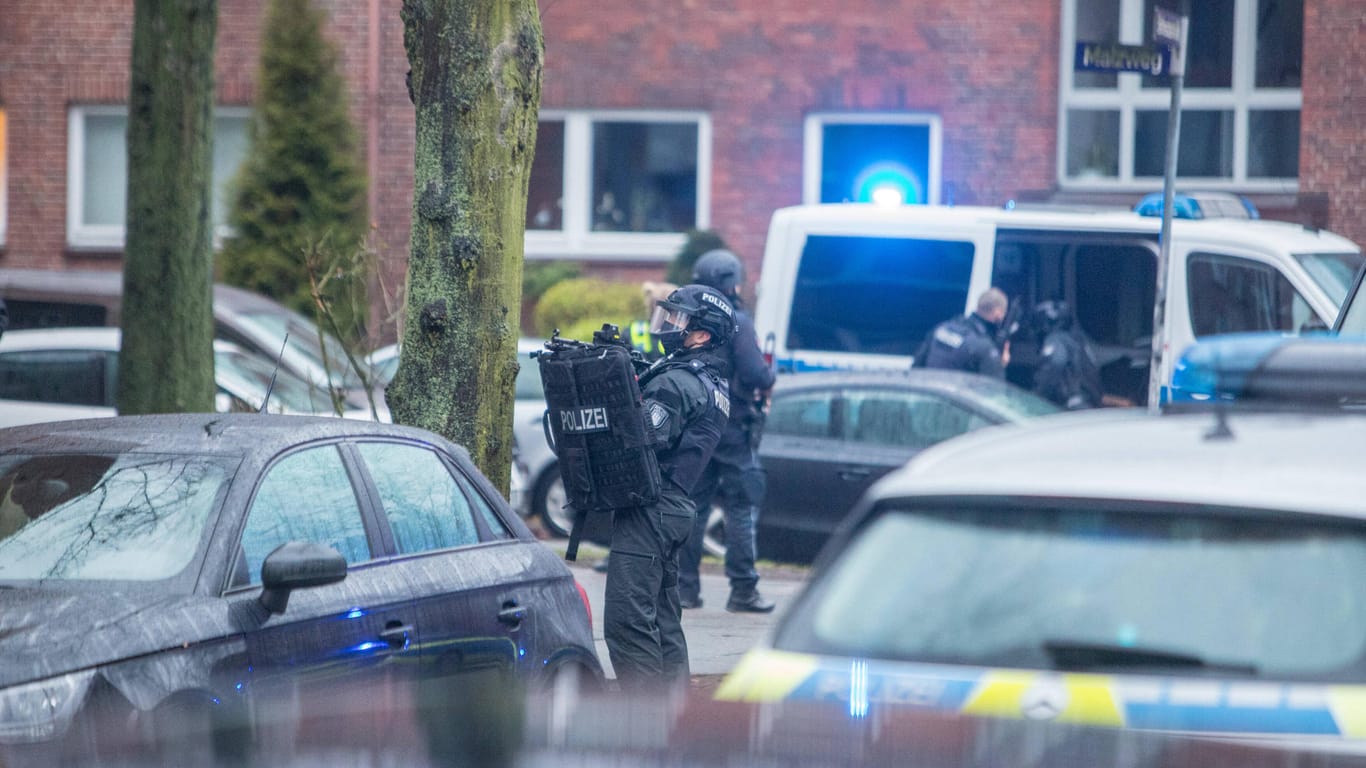 Polizei-Einsatz in Hamburg (Symbolfoto): Ein Mann wurde am Stadtpark festgenommen.