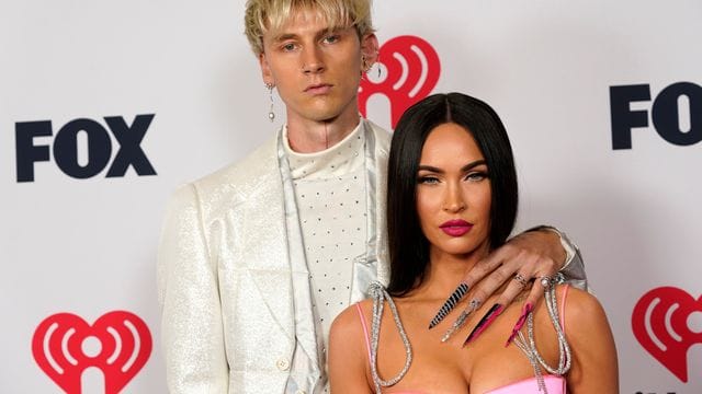 US-Schauspielerin Megan Fox und ihr Verlobter, der Rapper Machine Gun Kelly.