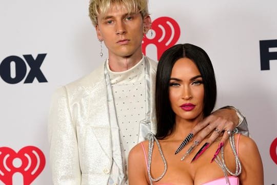 US-Schauspielerin Megan Fox und ihr Verlobter, der Rapper Machine Gun Kelly.