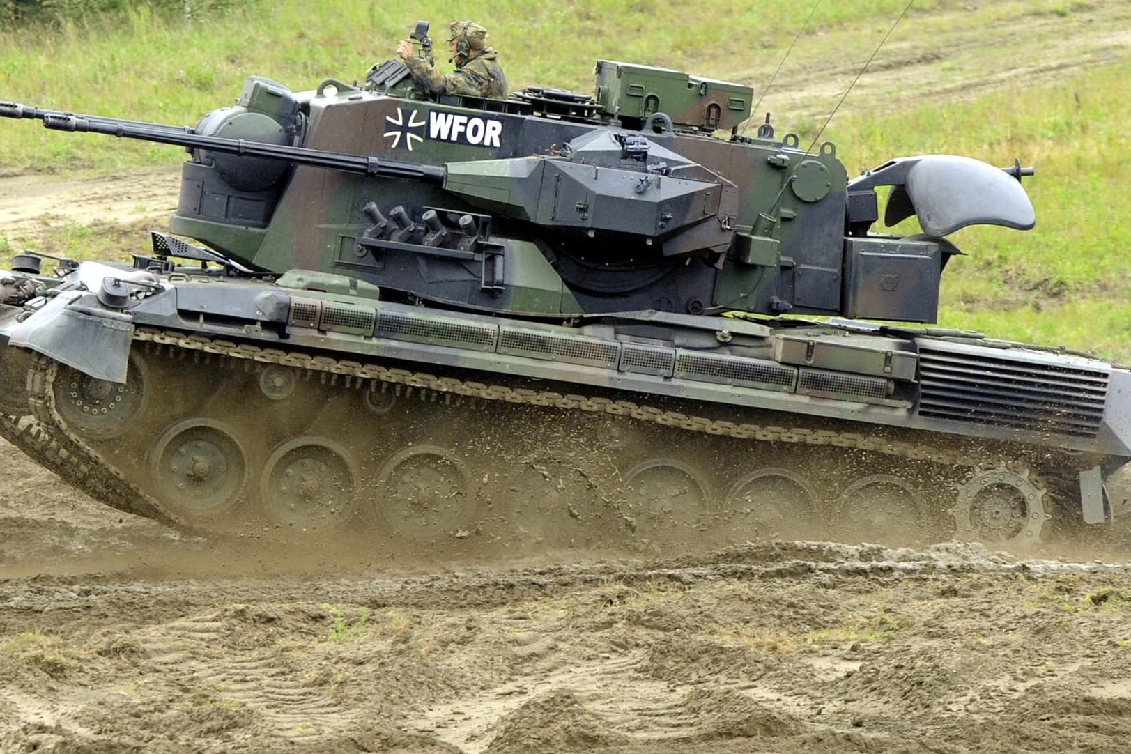 Gepard-Panzer der Bundeswehr: Die Fahrzeuge, die an die Ukraine geliefert werden sollen, soll es angeblich an Munition mangeln. (Archivfoto)