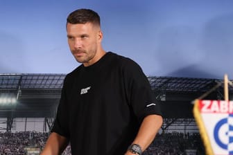 Lukas Podolski spielt seit letztem Sommer bei Górnik Zabrze in Polen.