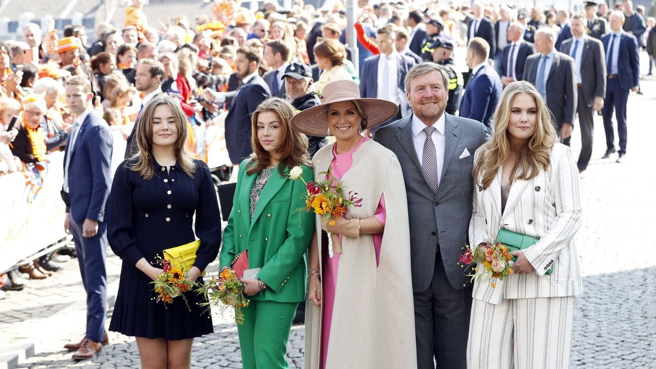 Die royale Familie in Maastricht. Die royale Familie in Maastricht.