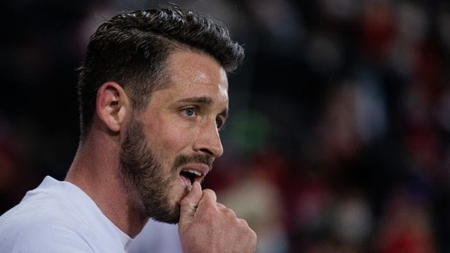 Kölns Mark Uth während eines Spiels.