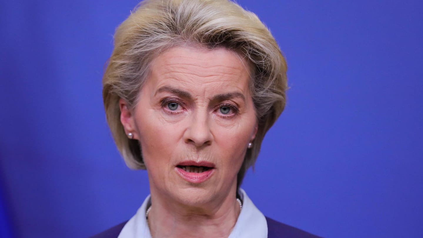 Ursula von der Leyen: Die EU-Kommissionspräsidentin verkündet, dass Polen und Bulgarien ihr Gas nun von europäischen Verbrauchern erhalten werden.