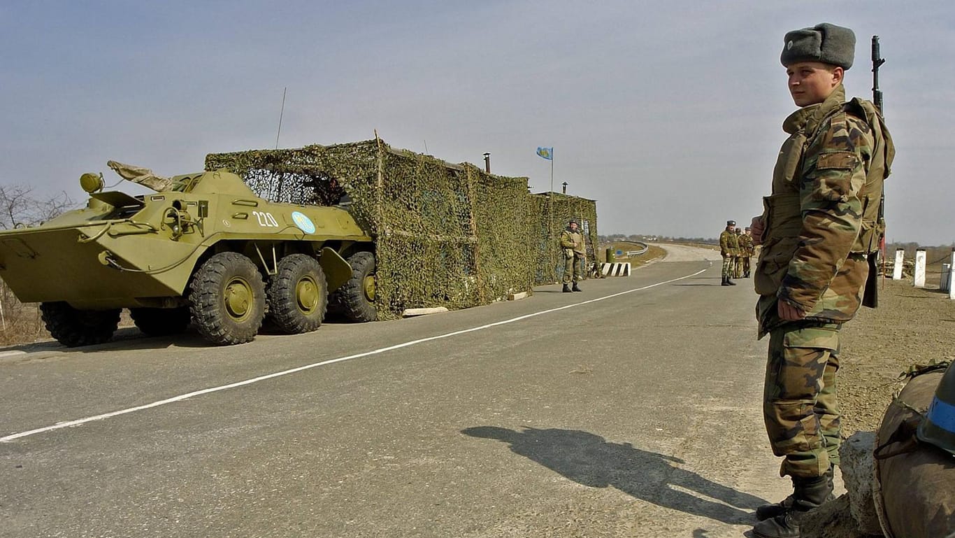 Checkpoint in Transnistrien im Jahr 2012: Die moldauische Region steht unter russischem Einfluss.