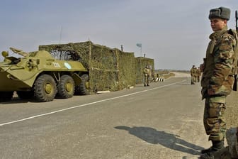 Checkpoint in Transnistrien im Jahr 2012: Die moldauische Region steht unter russischem Einfluss.