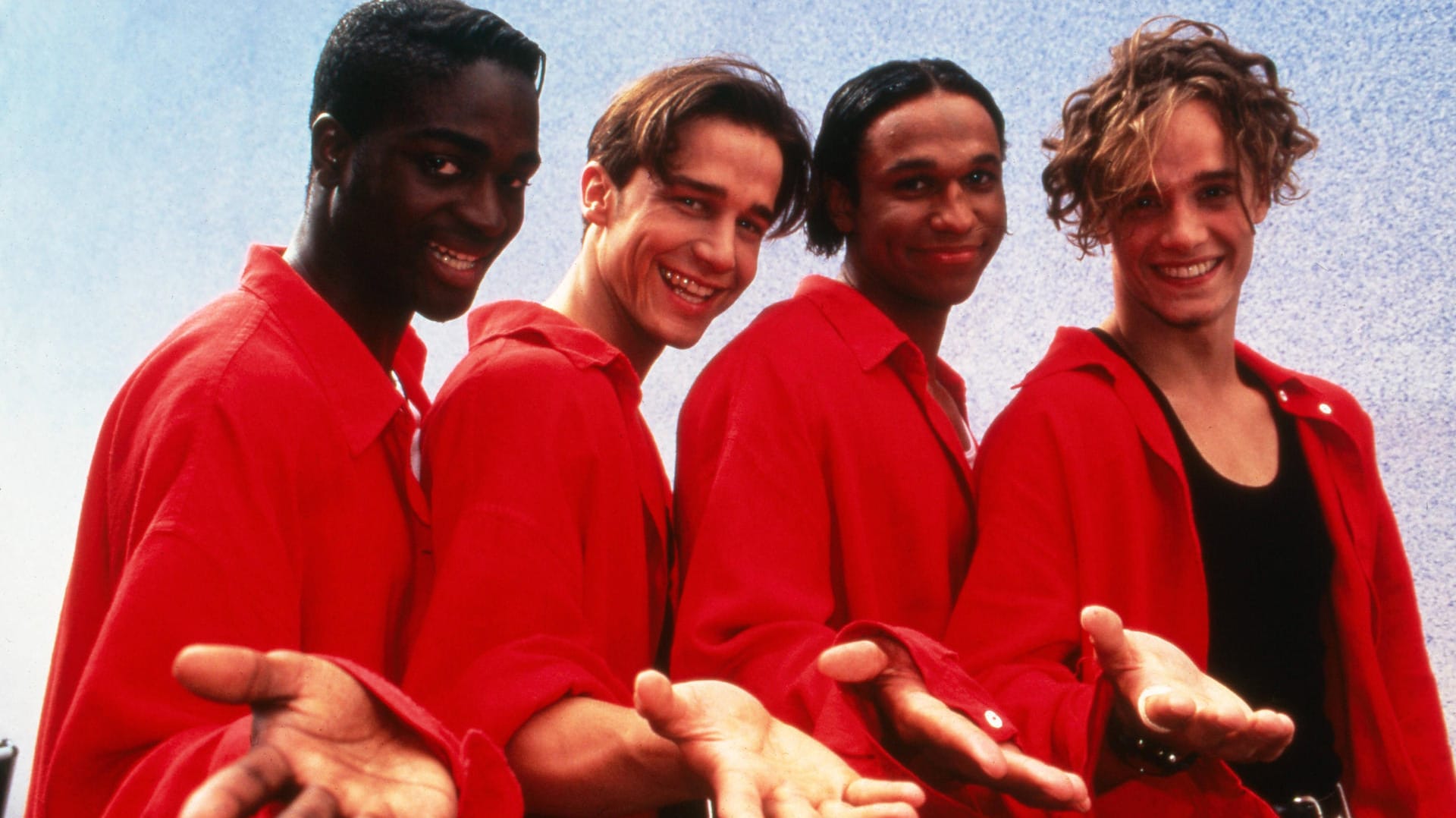 Boyband Bed & Breakfast: Kofi Ansuhenne, Florian Walberg, Daniel Aminati und David Jost 1995