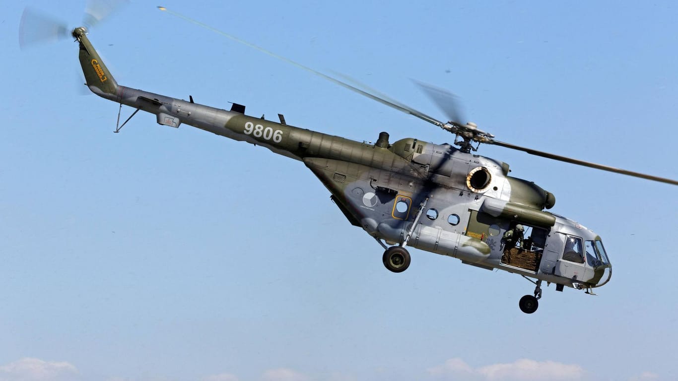 Ein M-17 Hubschrauber sowjetischer Bauart (Archivbild): Russland protestiert dagegen, dass die USA diese Fluggeräte an die Ukraine geliefert haben.