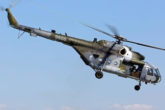 Ein M-17 Hubschrauber sowjetischer Bauart (Archivbild): Russland protestiert dagegen, dass die USA diese Fluggeräte an die Ukraine geliefert haben.