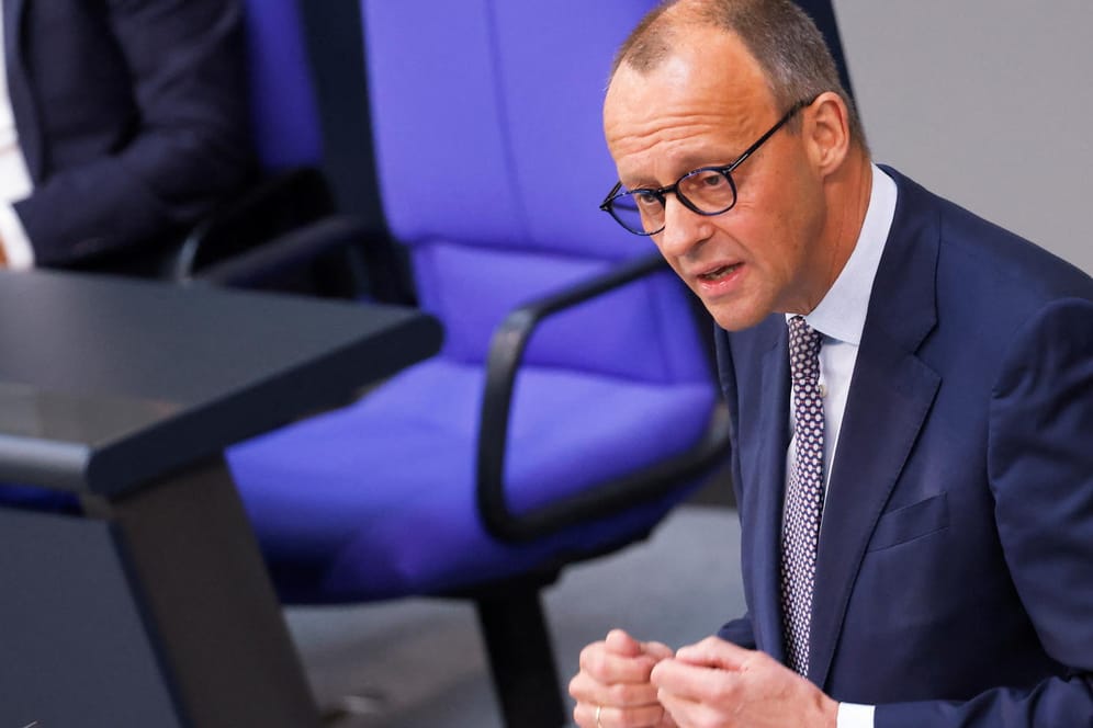 Friedrich Merz: Der CDU-Chef kritisiert den Bundeskanzler scharf.