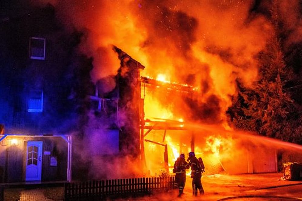Wohnhausbrand in Sonsbeck