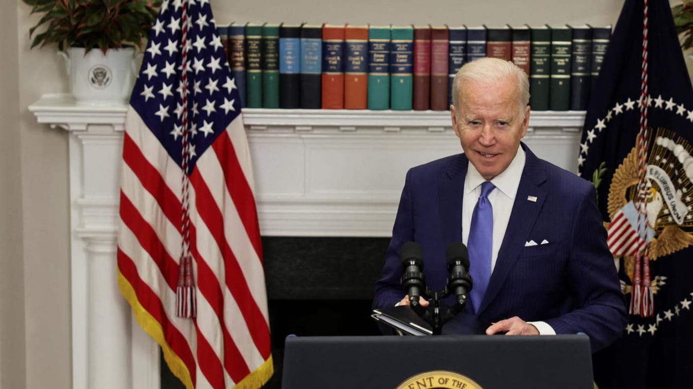 Joe Biden im weißen Haus: "Wir greifen Russland nicht an."